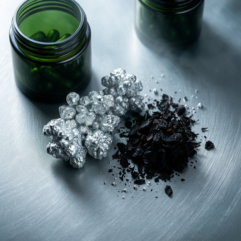 Botanical and mineral raw ingredients